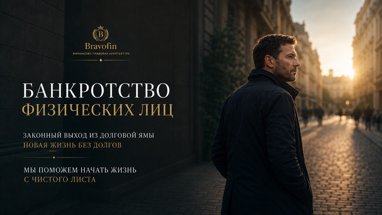 Банкротство физических лиц — первичный разбор BravoFin